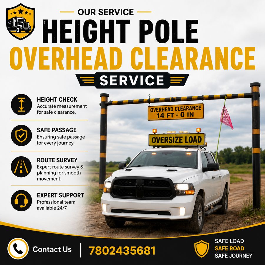 Height Pole / High Pole Service - Samra Car Pilot Services Ltd