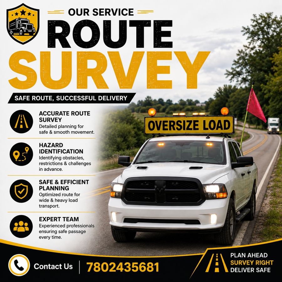 Route Survey & Permit Assistance - Samra Car Pilot Services Ltd