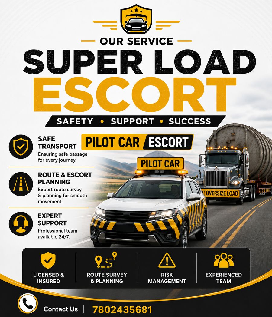 Super Load Escort - Samra Car Pilot Services Ltd